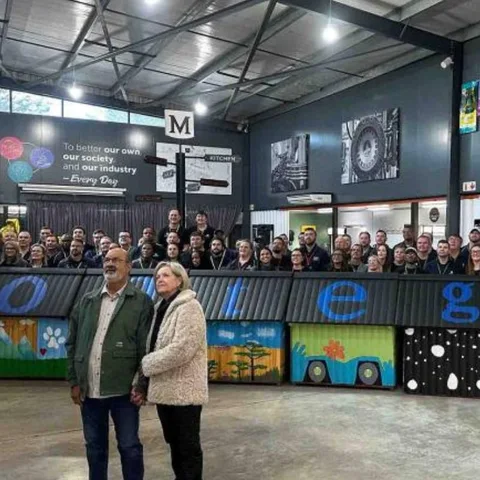 Colaboradores en plena dinámica de Barkitecture
