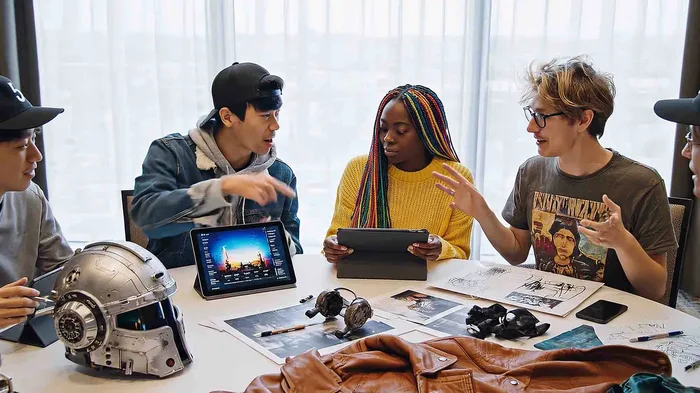 Colaboradores en plena dinámica de BlockBusters AI