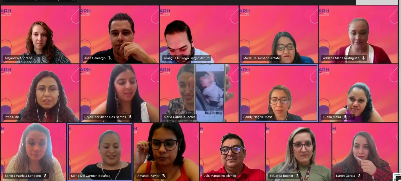 Participantes conectados en Break Out Bingo