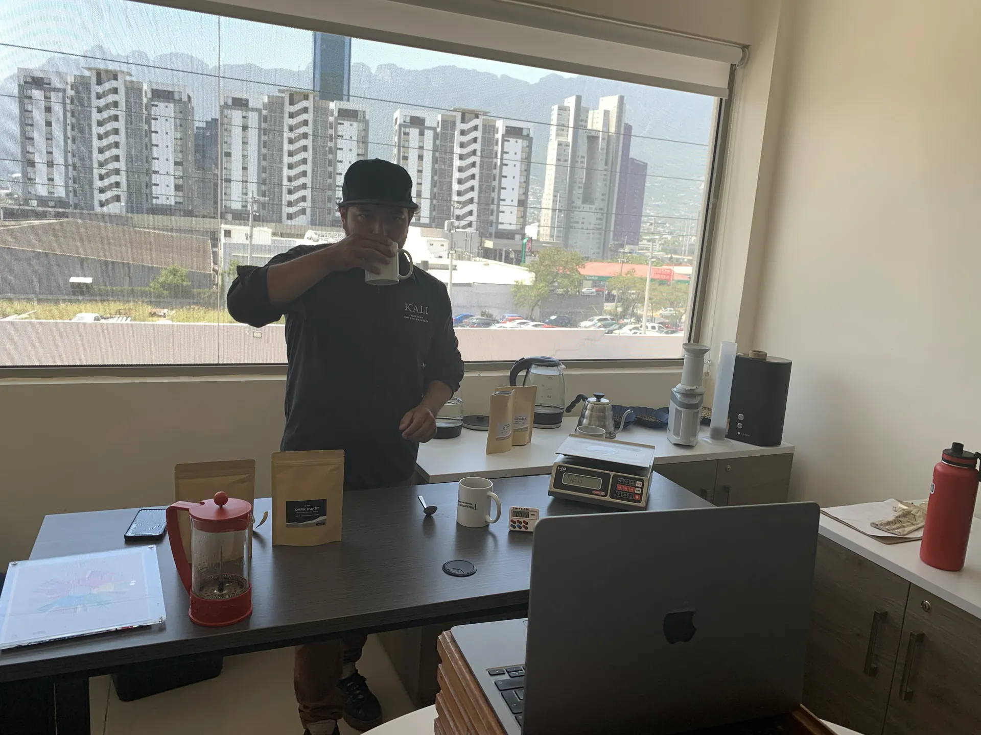 Momento de Cata de Café, dinámica de integración por Catalyst