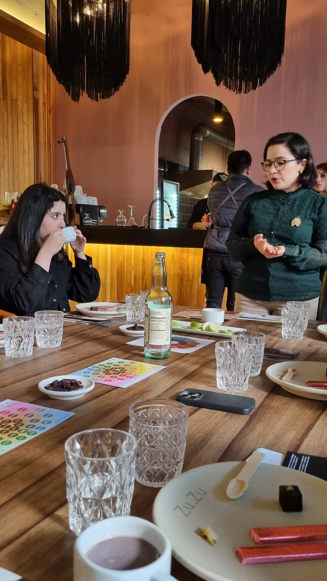 Momento de Cata de Chocolate, dinámica de integración por Catalyst