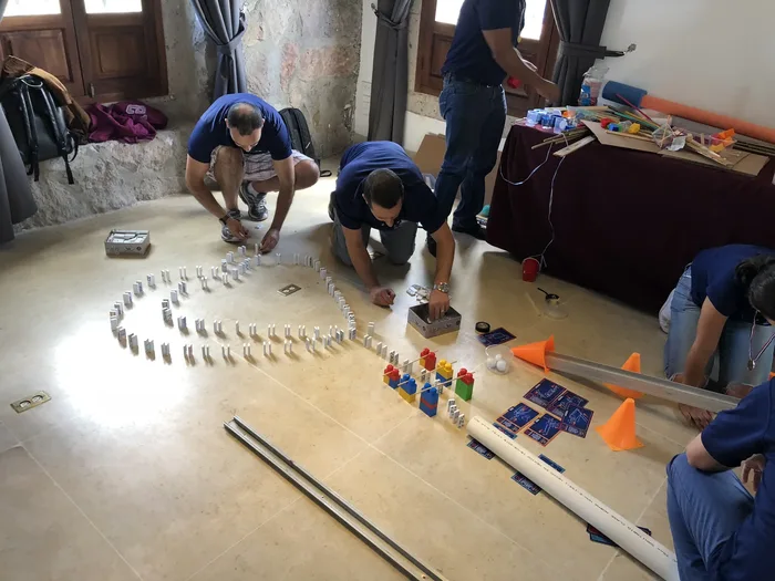 Chain Reaction Lifesize, team building de Catalyst en México