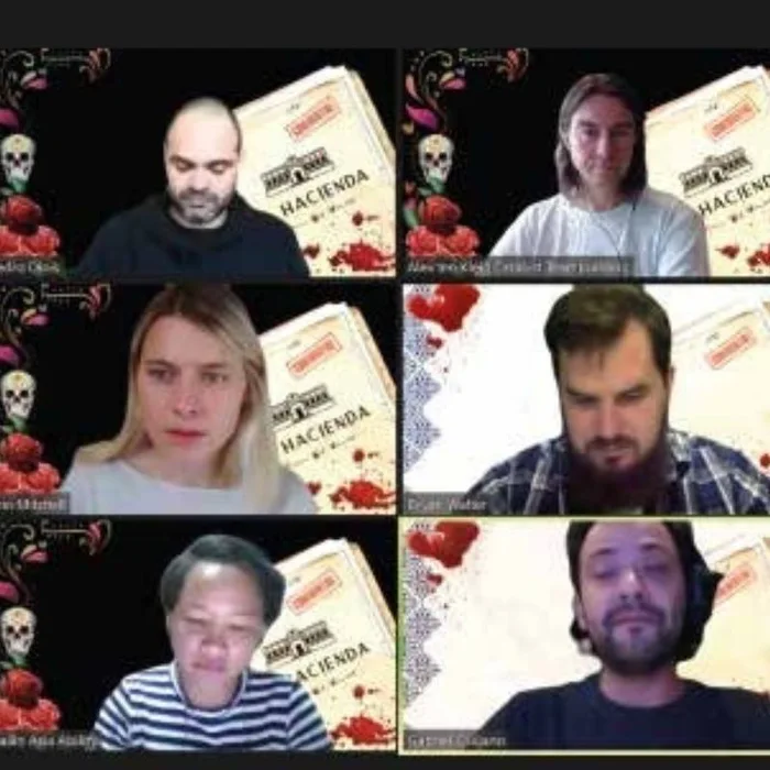 Equipo corporativo durante CSI: La Hacienda Online, actividad de integración