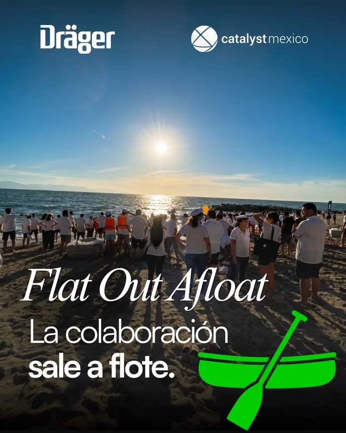 Colaboradores en plena dinámica de Flat Out Afloat