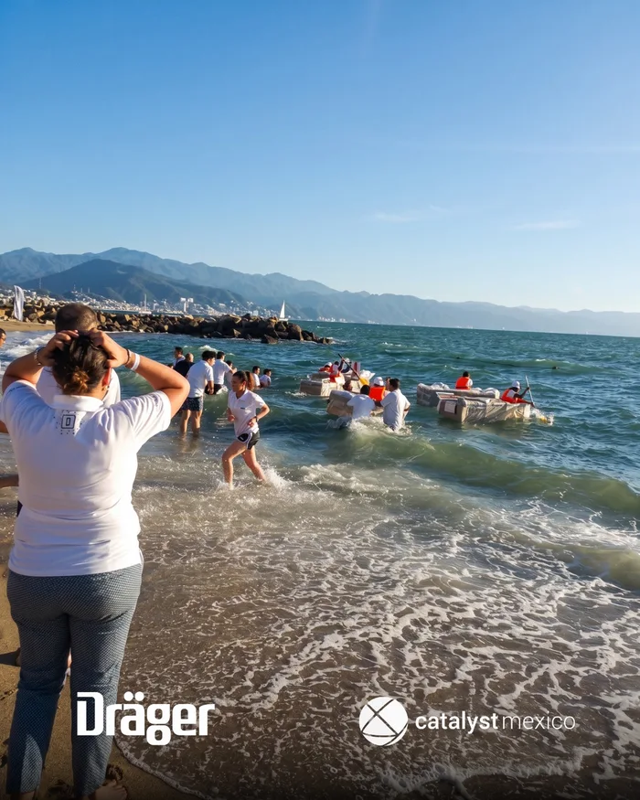 Flat Out Afloat, team building de Catalyst en México