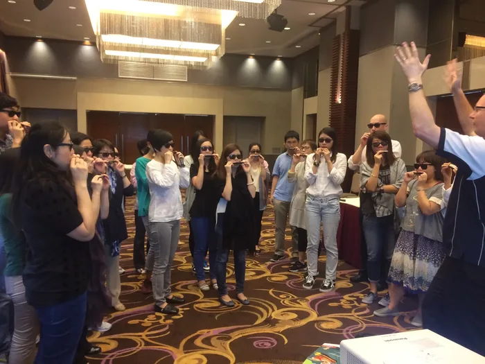 Harmonica harmony, team building de Catalyst en México
