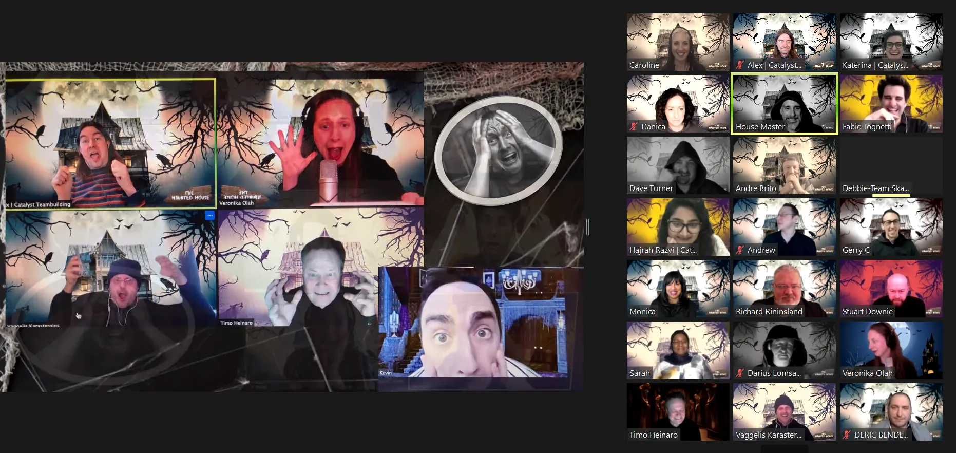Haunted House Online: team building en línea para empresas