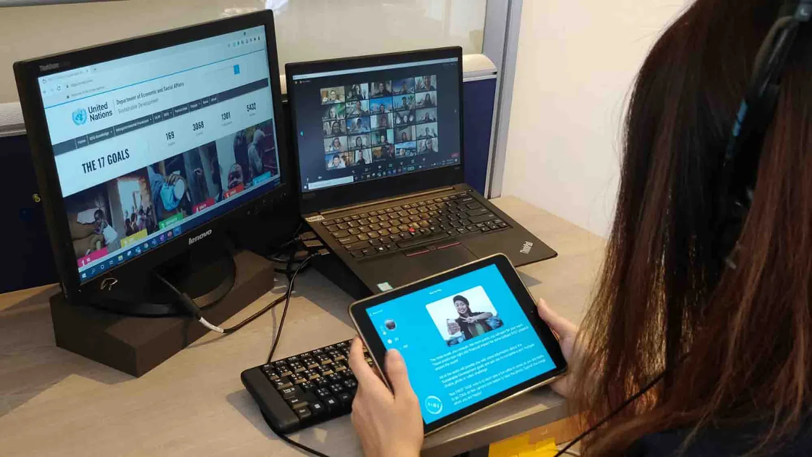 Participantes conectados en Impact Online