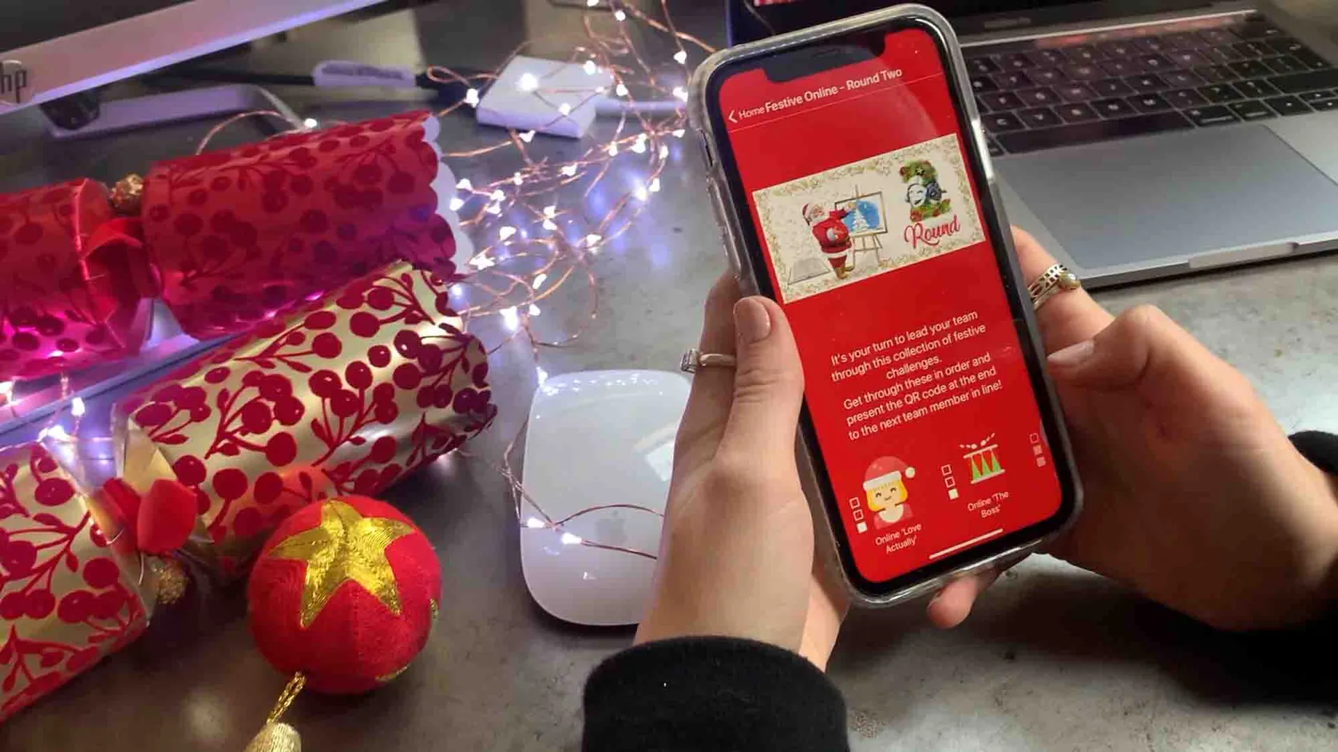 Momento de Quickfire Festive Online, dinámica virtual por Catalyst