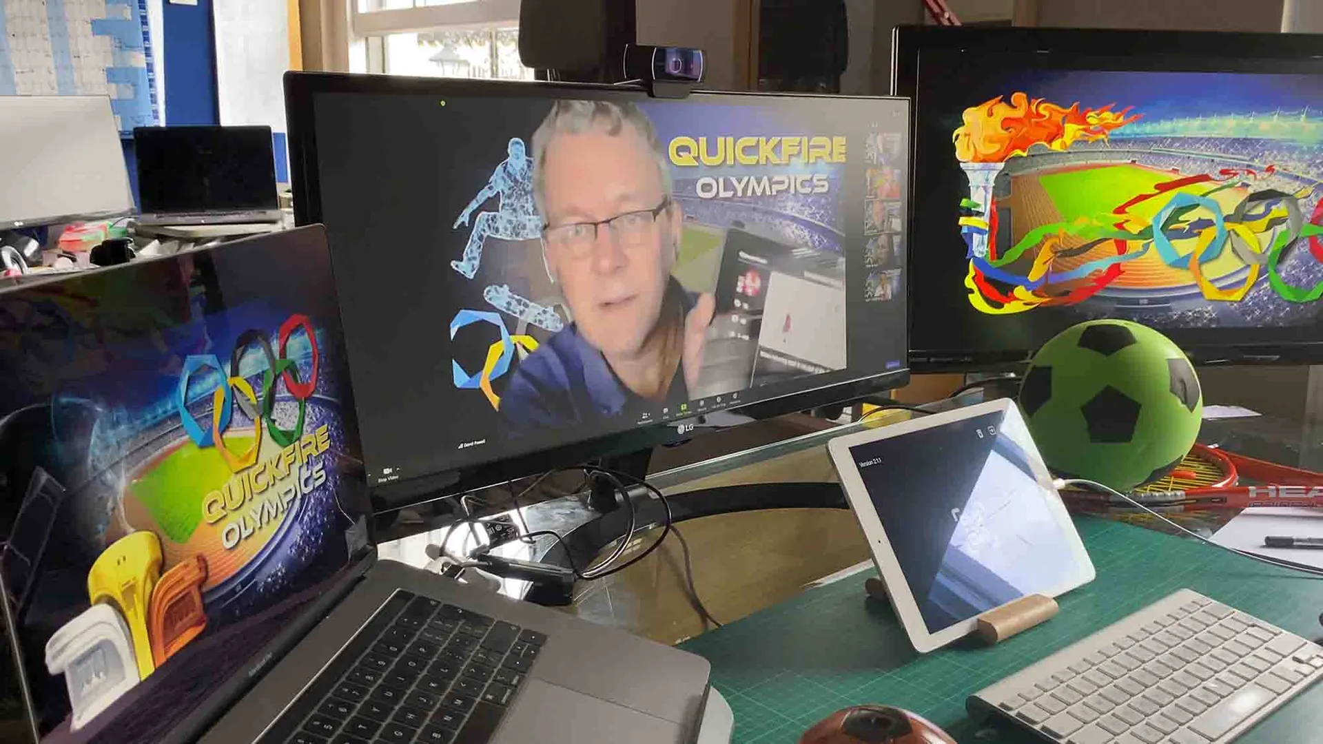 Participantes conectados en Quickfire Olympics Online