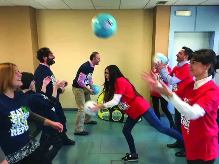 Momento de Quickfire - Soccer, dinámica de integración por Catalyst