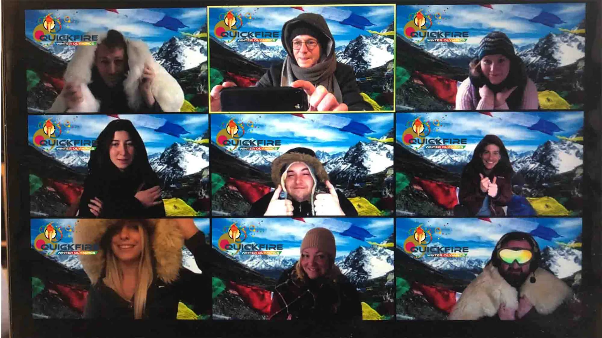 Quickfire Winter Olympics Online, team building virtual de Catalyst