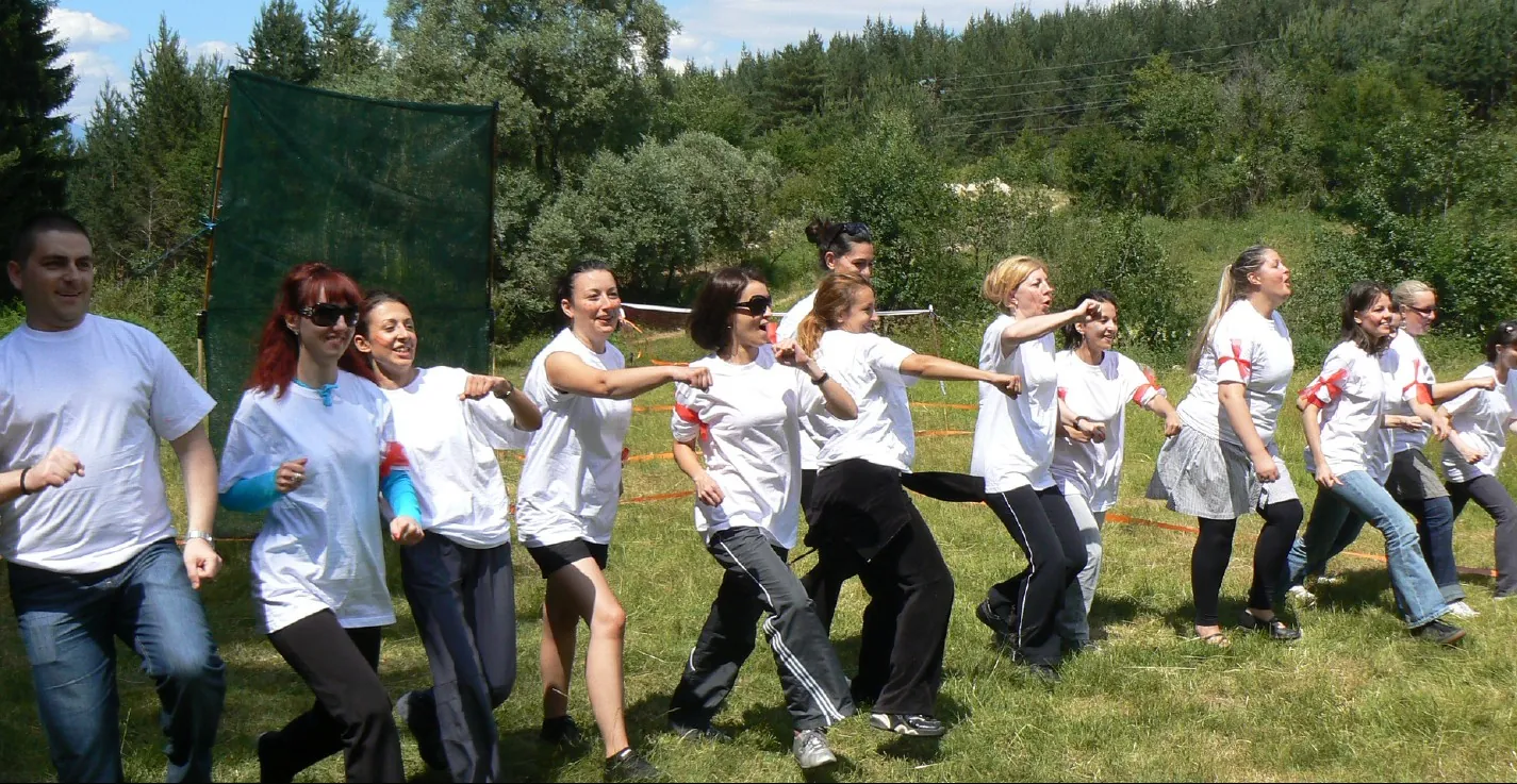 Equipo corporativo durante Sensify, actividad de integración