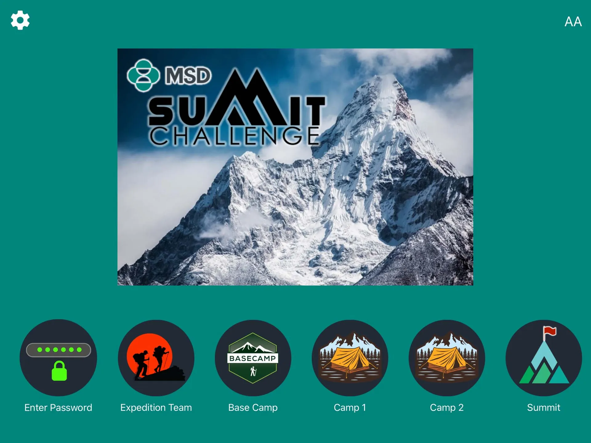 Participantes conectados en Summit Challenge Online