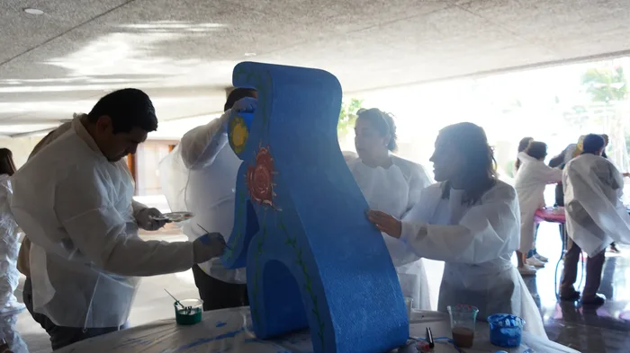 Momento de Think Art, dinámica de integración por Catalyst