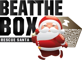 Logo oficial de Beat the Box Rescue Santa