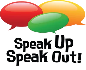 Logo oficial de Speak up Speak out